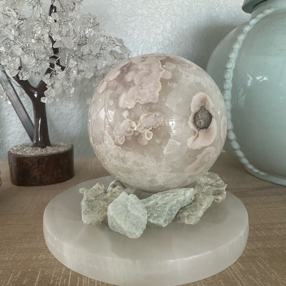 Elegant Crystal Sphere Decor